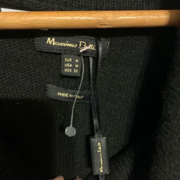 massimo dutti black cowlneck dress - Picture 3 of 7